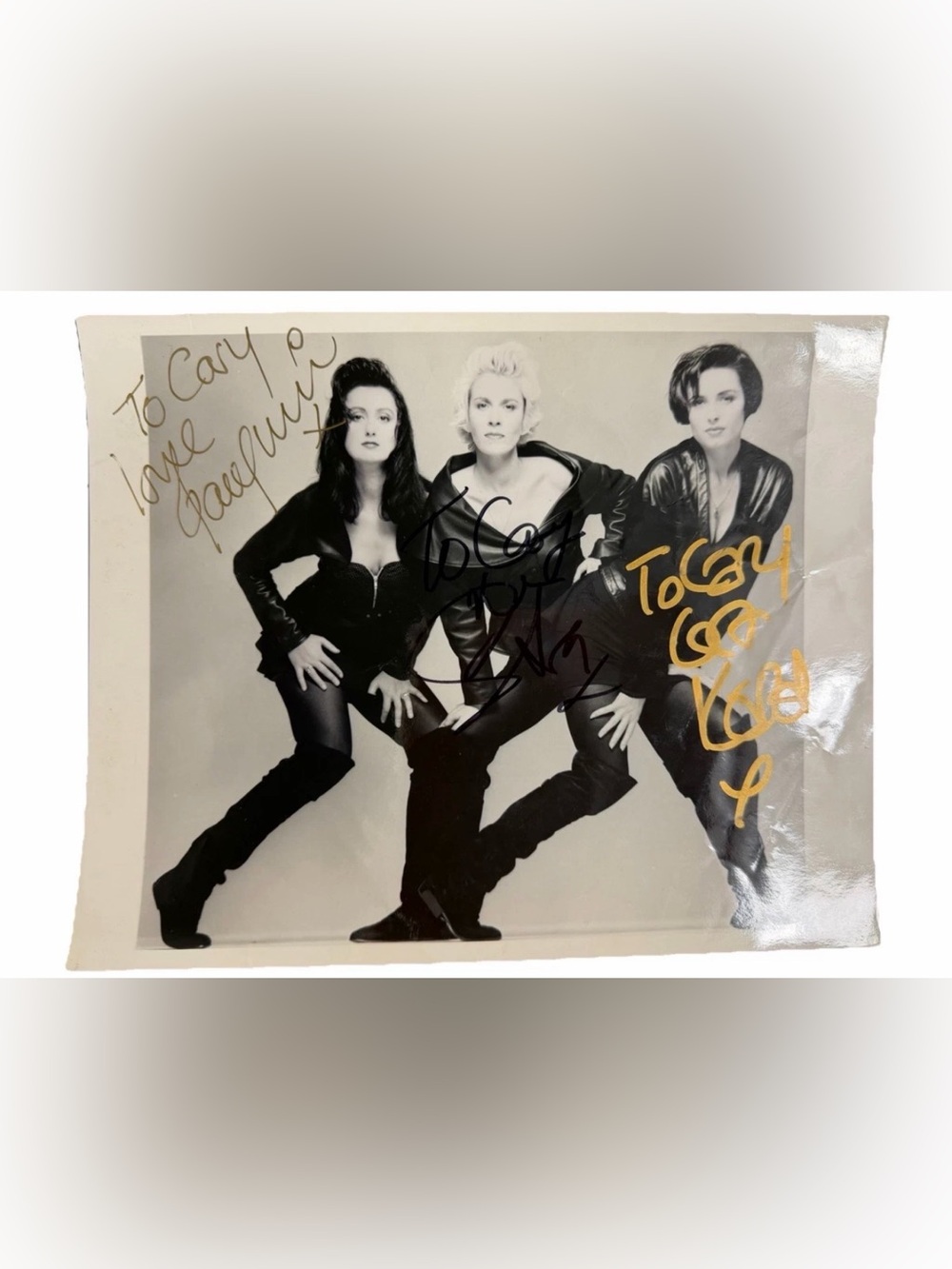Bananarama Authentic Signed 8x10 Photo - Jacquie O’Sullivan, Sara Dallin, Keren